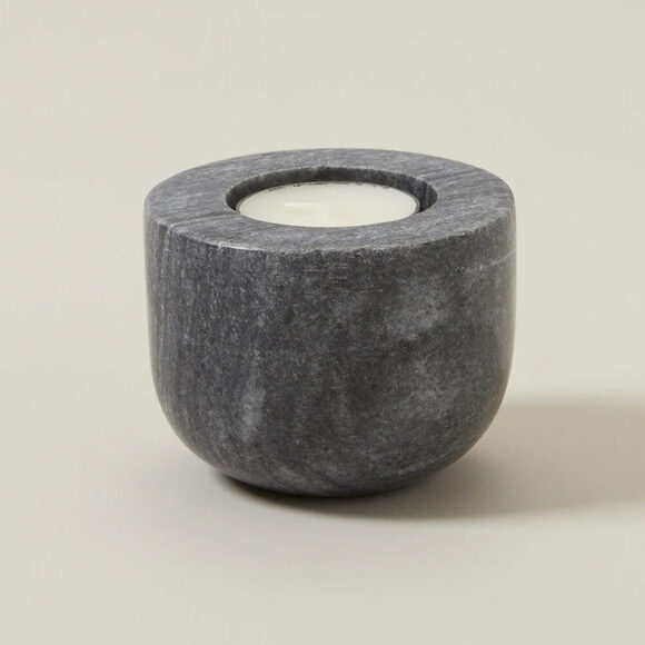 Marble Dual Function Taper/Tealight Candle Holder - Picture 3 of 4